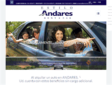 Tablet Screenshot of andaresrentacar.com.ar